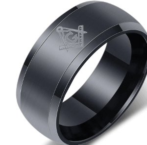 Simple & Elegant Masonic Band Black