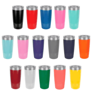 Laser Engraved Polar Camel 20 oz. Ringneck Vacuum Insulated Tumbler w/Lid